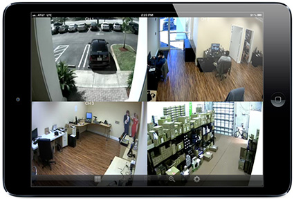 videosurveillance ipad